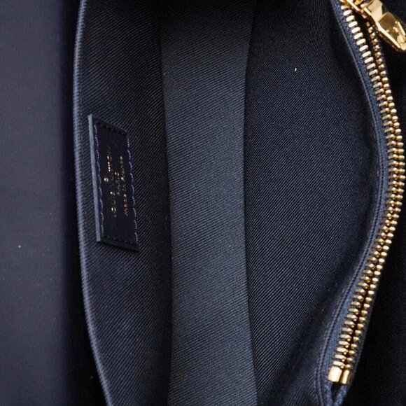 Louis Vuitton Blue/Silver Monoglam Canvas Pochette Metis East/West Bag - Picture 11 of 12